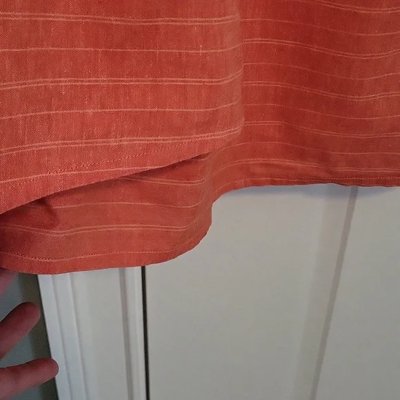 Patagonia Island Hemp/Organic Cotton Crossover Dress - Orange - 6 - Picture 5 of 8